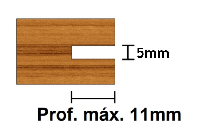 Serrinha Debrum para Canal Ø40mm x 5mm