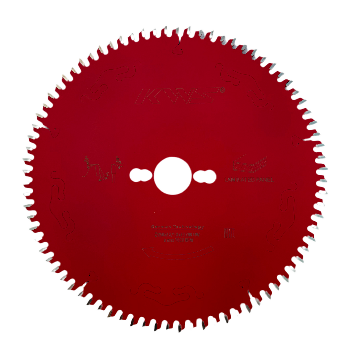 Disco de Serra circular para MDF Ø250mm x 80 dentes 30°