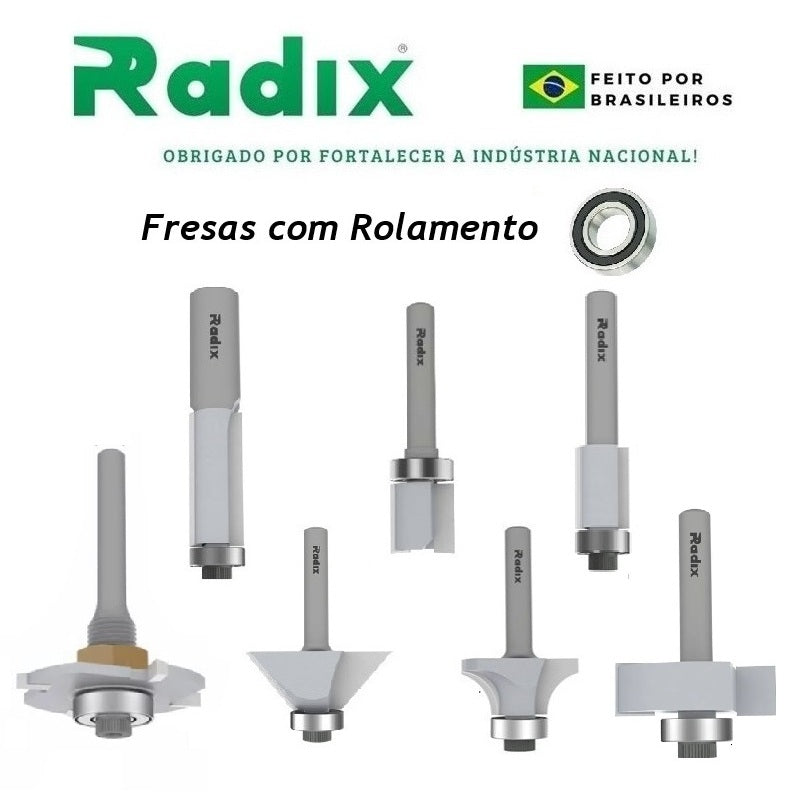 Fresas com Rolamento