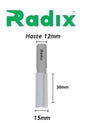 Fresa Reta Paralela Ø15mm x 30mm Haste 12mm