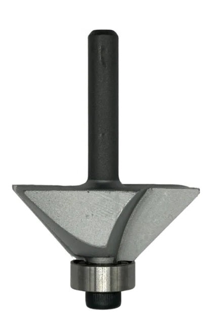 Fresa Chanfrada 45 graus com Rolamento Haste 6mm