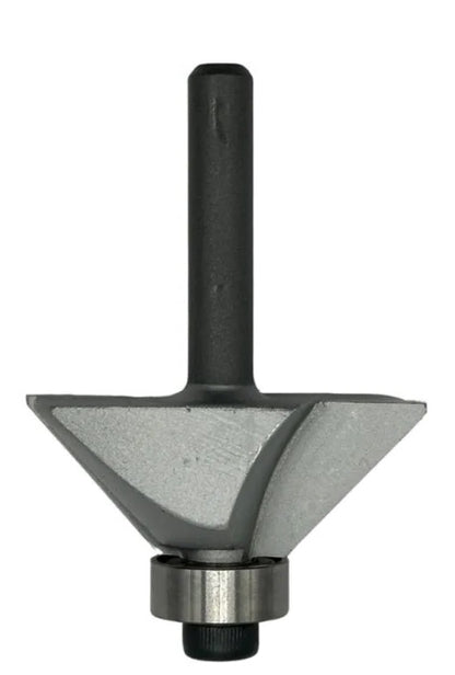 Fresa Chanfrada 45 graus com Rolamento Haste 6mm