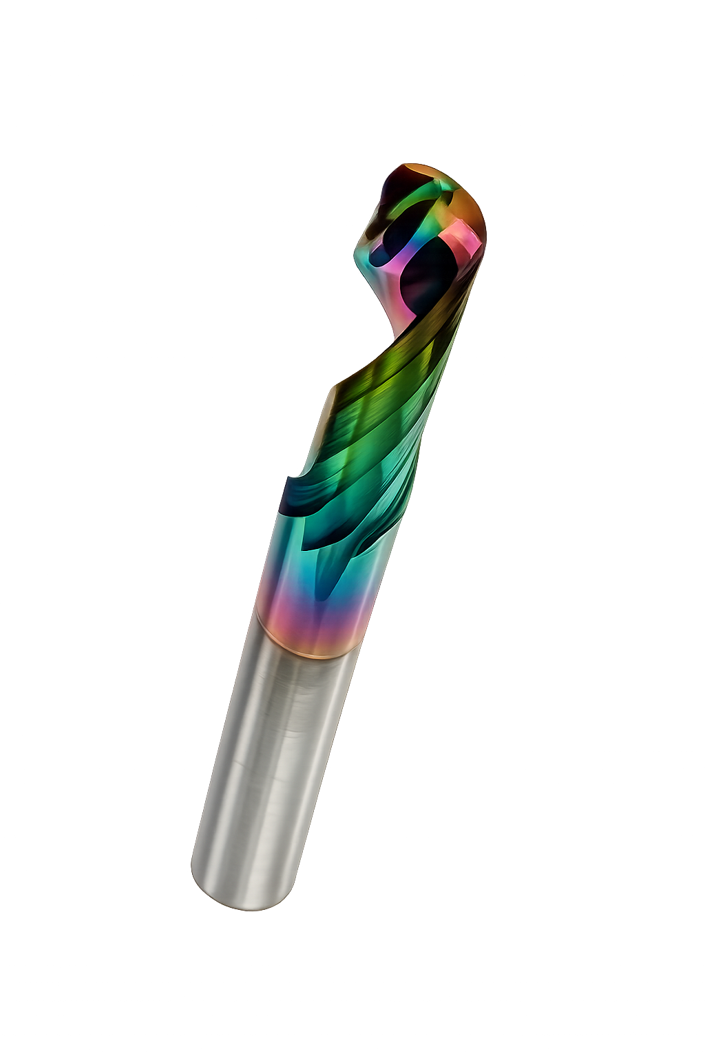 Fresa Metal Duro Ø8mm x 30 x 80mm c/ DLC Alumínio Pantógrafo e CNC