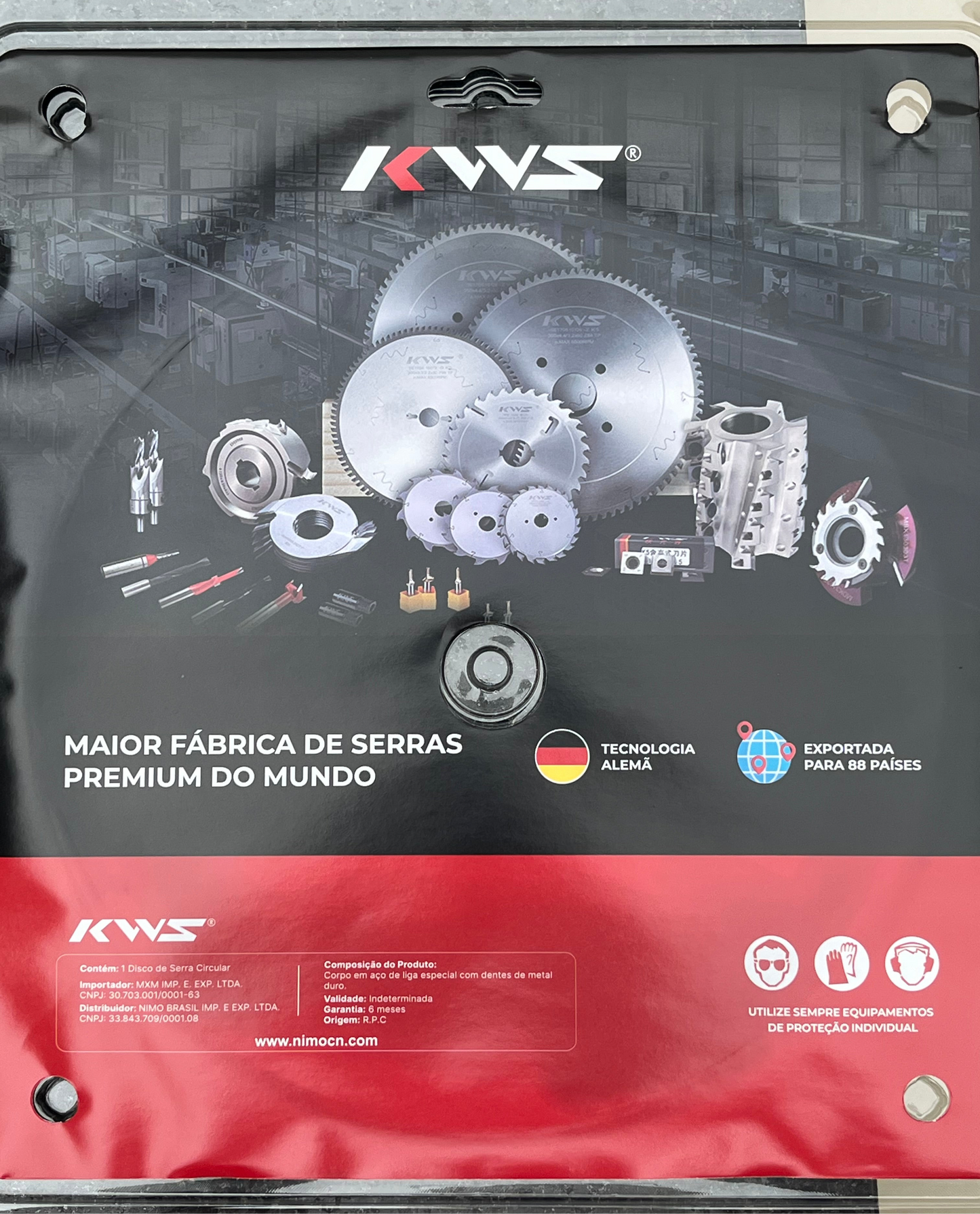 Disco de Serra circular para Alumínio Ø250mm x 100 dentes KWS