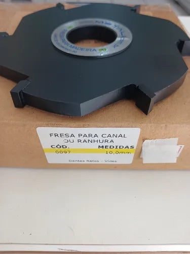 Fresa De Canal Ou Ranhura 10mm Para Tupia De Bancada
