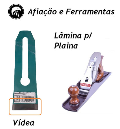 Faca de Videa para Plaina Manual
