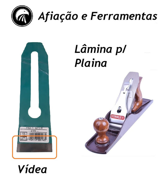 Faca de Videa para Plaina Manual