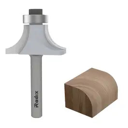 Fresa Cantoneira com Rolamento Raio 10mm