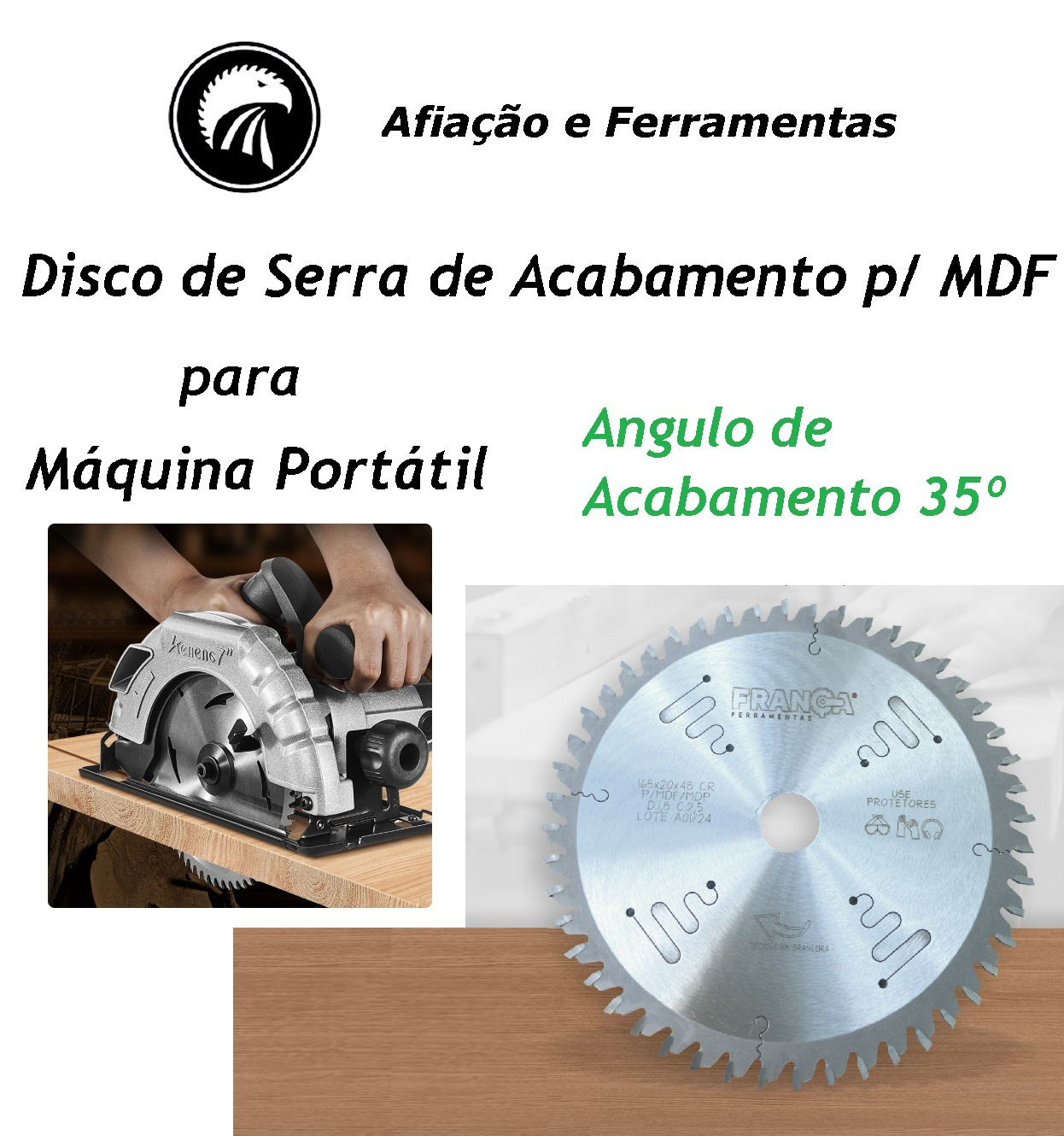 Serra Acabamento de MDF para Maquina portátil