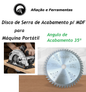 Serra Acabamento de MDF para Maquina portátil