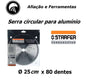 Disco de Serra 25cm p/ Alumínio importado