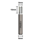 Fresa Reta Paralela 5mm x 10mm Haste 6mm