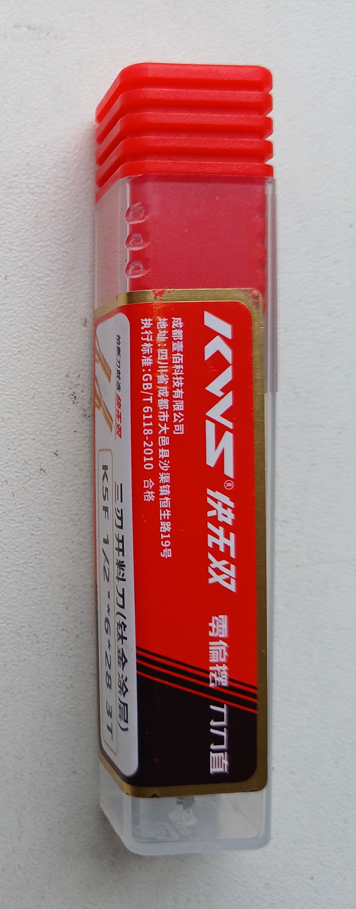 Fresa para Router CnC Ø6mm x 28mm x haste 1/2"