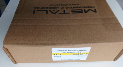 Fresa De Canal Ou Ranhura 5mm Para Tupia De Bancada